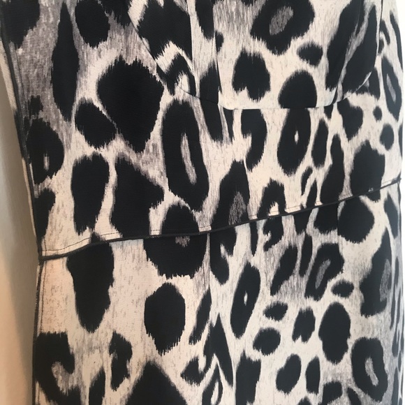 Ann Taylor Leopard Sheath Dress - Picture 3 of 4